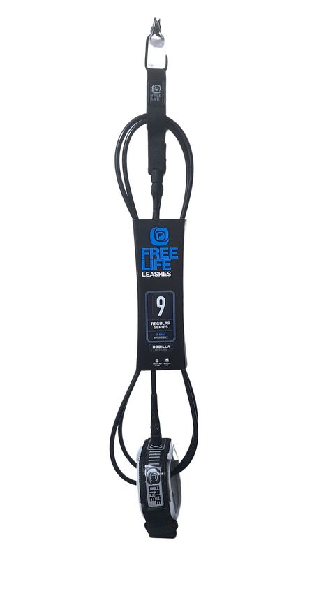 Leash 9 ft 8 mm knee by Free Life 